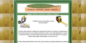 CD Home Improvements Screenshot