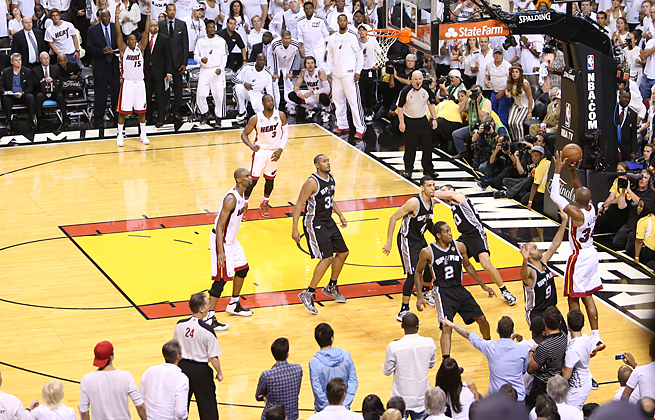 Ray Allen Nails Clutch Three to Force NBA Finals Game 6 Overtime